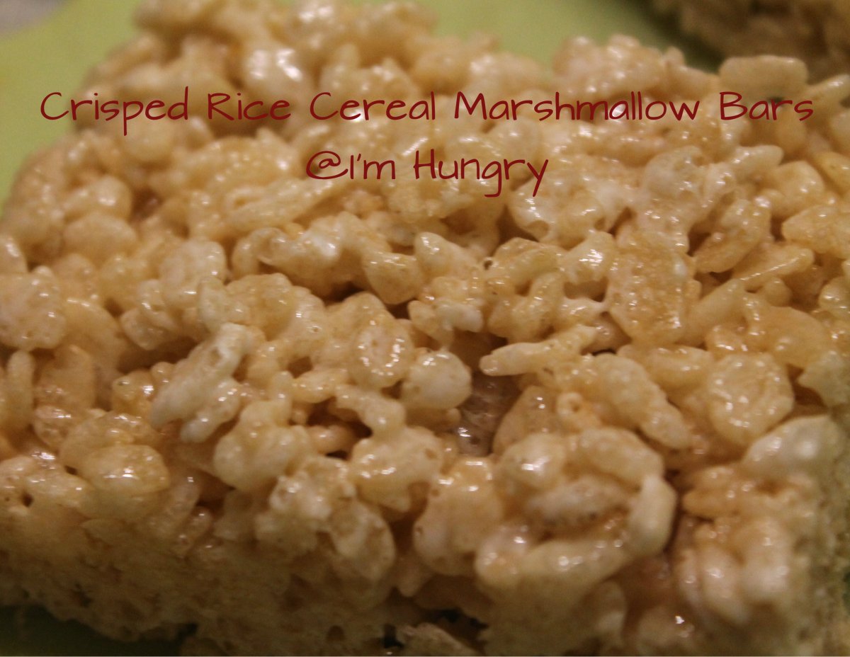 Crisped Rice Cereal Marshmallow Bars